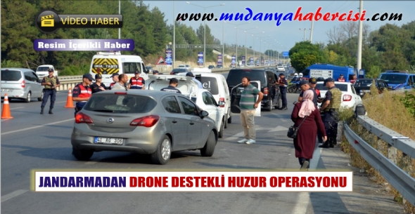 JANDARMADAN DRONE DESTEKL HUZUR OPERASYONU